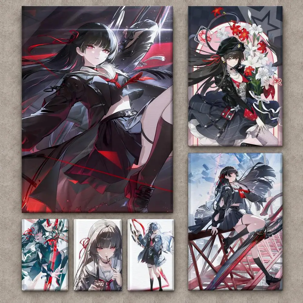 Canvas Wrap Ready - Affiche de jeu Chisa W-wuthering Waves,
