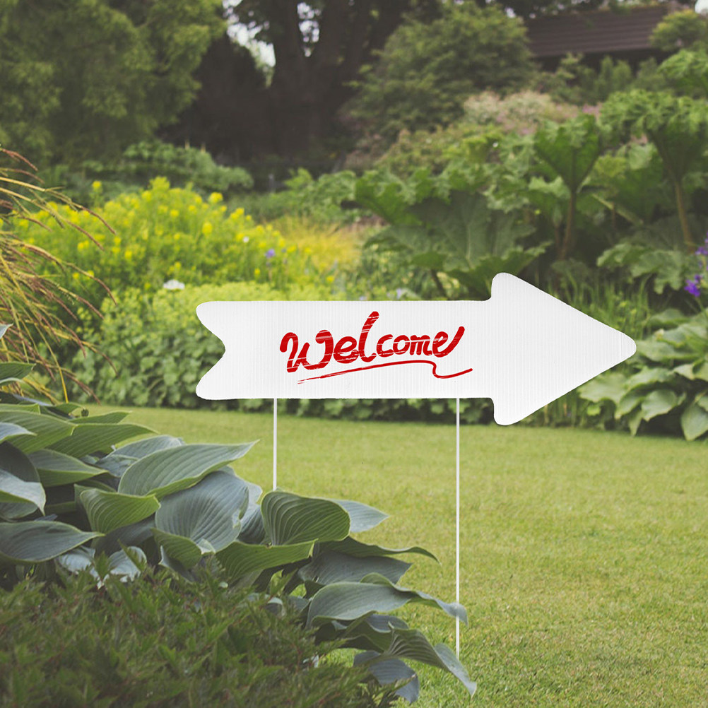 Yard Sign Blank - 2 pièces, panneau de jardin vierge,