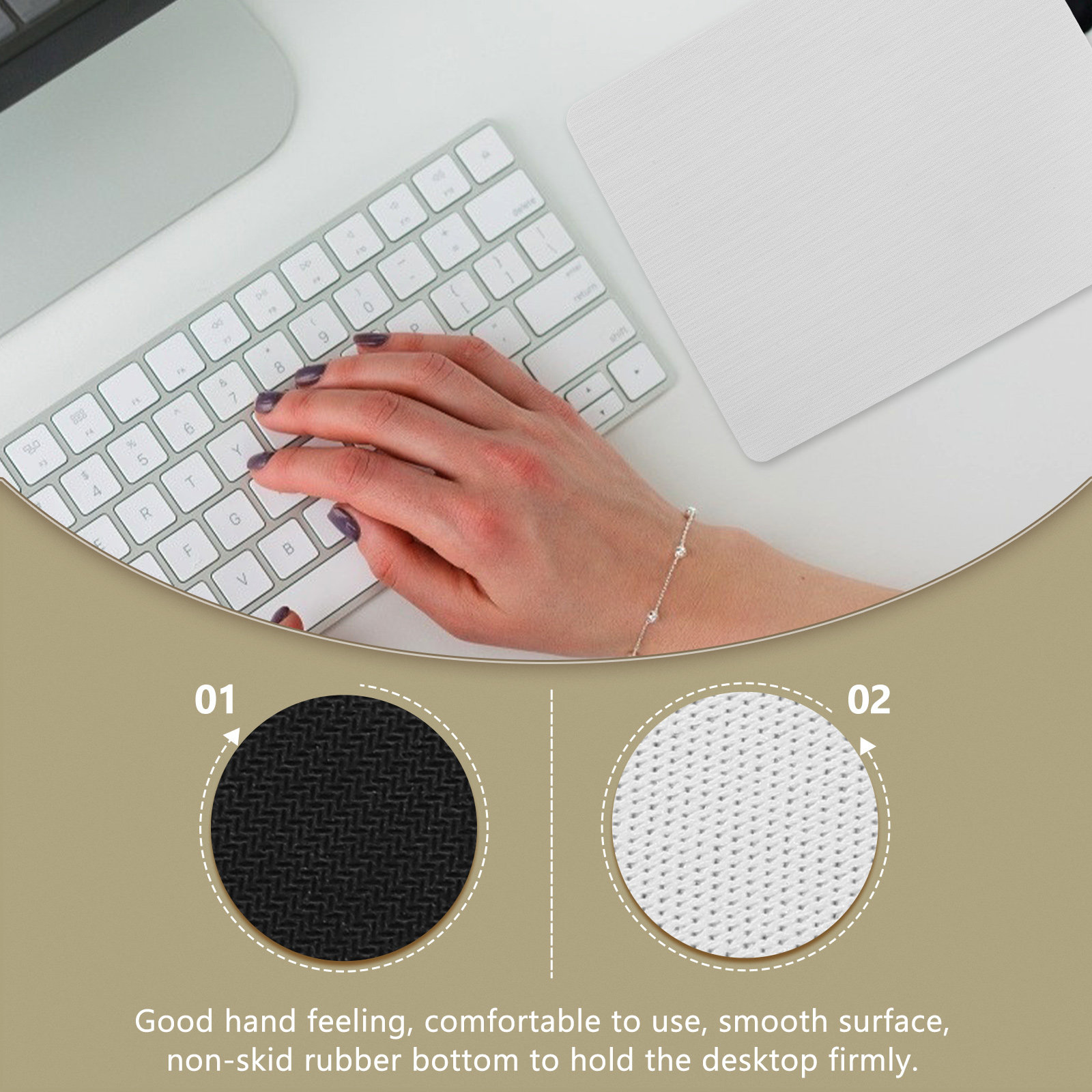 Mouse Pad Blank Sublimation - 5 tapis de souris vierges pour