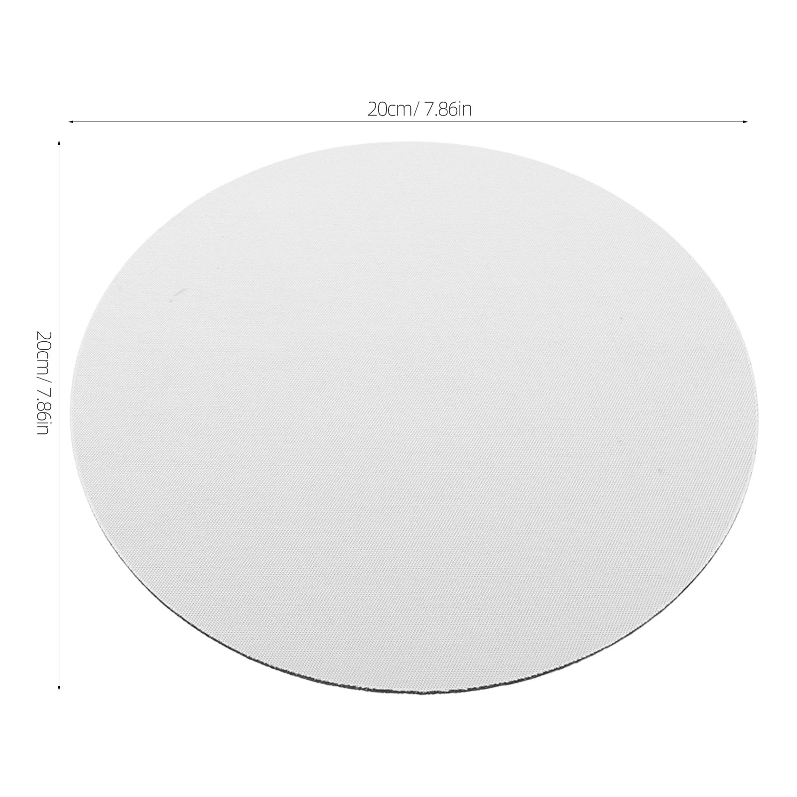 12 tapis de souris ronds blanc - Mouse Pad Blank Sublimation avis et prix