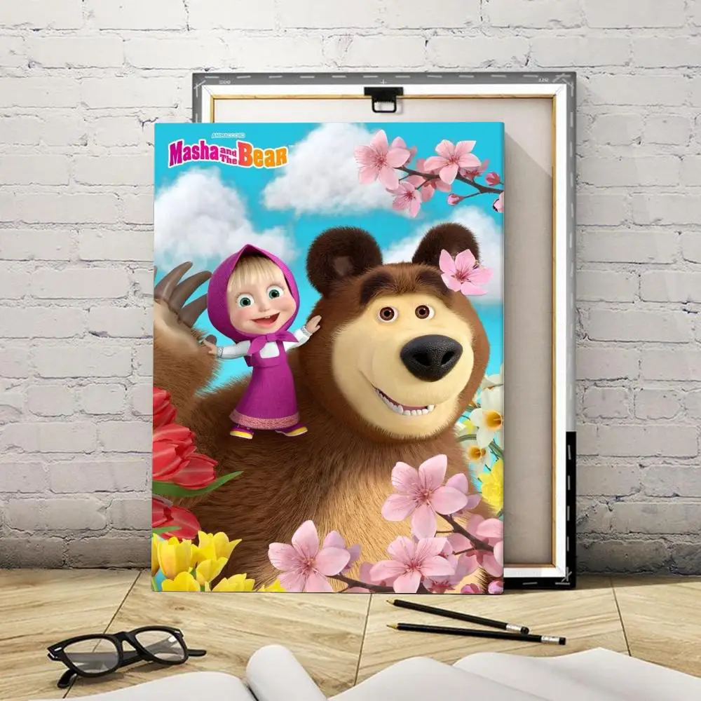 Affiche encadrée de Masha et l - Canvas Wrap Ready avis et prix