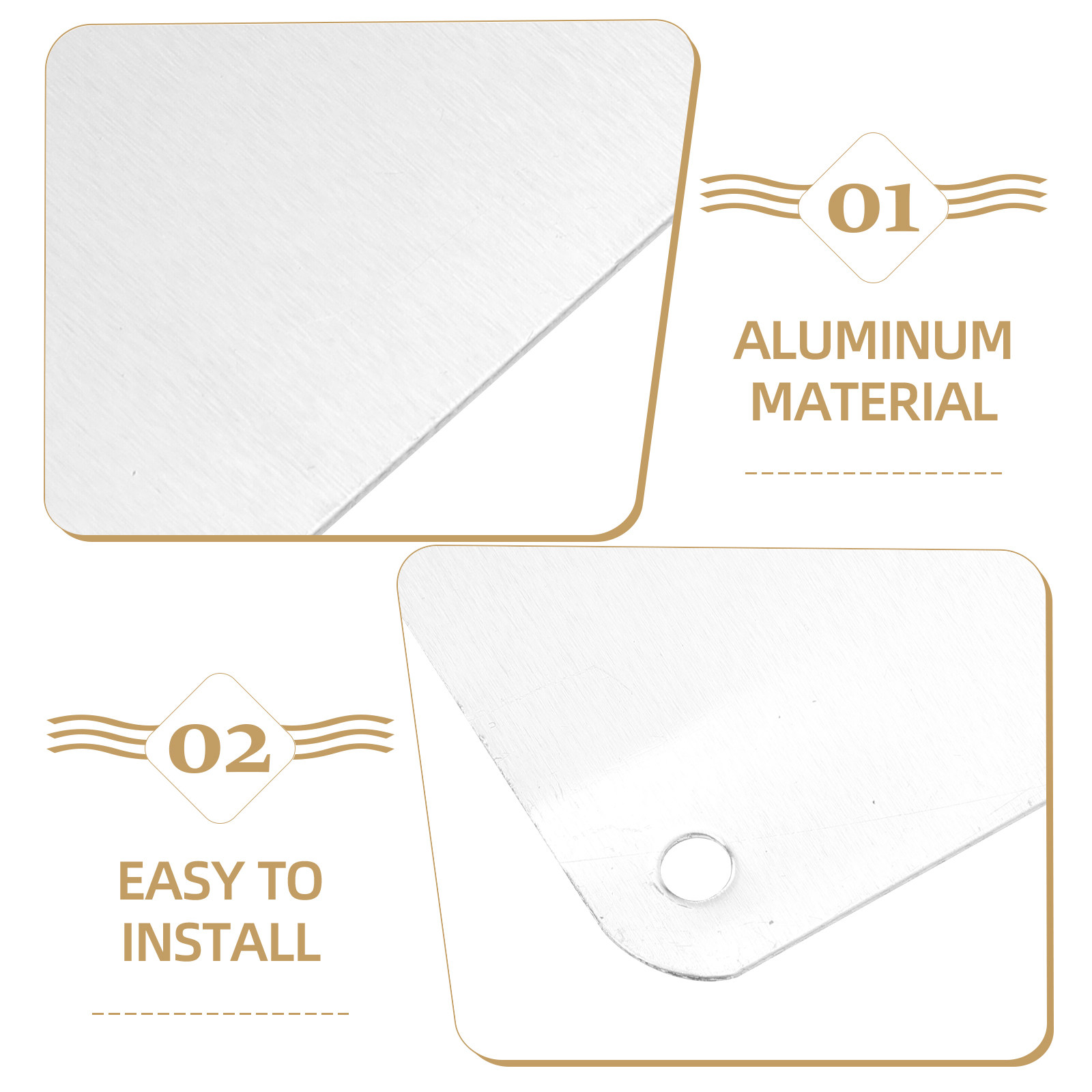2 plaques en aluminium vierges - Yard Sign Blank avis et prix