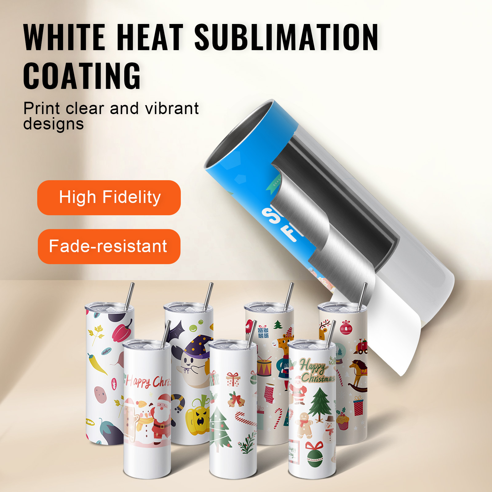 SucceBuy 8/12/14/16/24/50PC go - Sublimation Mug White avis et prix